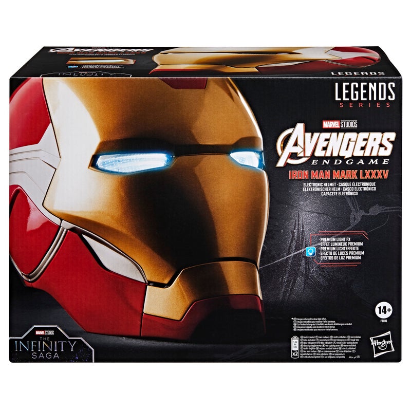 Marvel Legend Series Avengers Endgame Iron Man Mark LXXXV Electronic Helmet - Image 1
